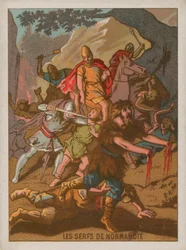 Les serfs de Normandie avec les mains coupées