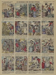 Les contes des produits dans une épicerie