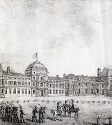 Les Tuileries - "Alphabet Pittoresque des Monuments de Paris" vers 1840 (gravure)