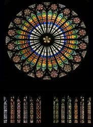 La rosace ouest (rosace - intérieur)