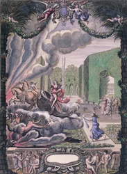 Scène de théâtre, fin XVIIe siècle