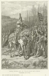 Thomas Epinhem lança le bâton qu