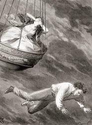 Thomas Harris, scientifique londonien inventif et lieutenant et pionnier anglais de la montgolfière qui est tombé à sa mort d