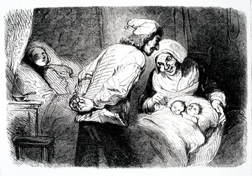Page de titre de La Petite Fadette par George Sand, 1852