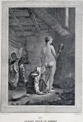 Toilette de la sorcière avant le sabbat