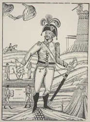 Tombe de Malborough, c.1722