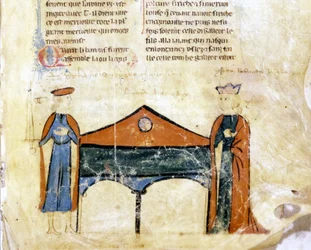 Tristan et Iseult. Miniature d