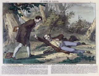 Troppmann empoisonne Jean Kinck dans la forêt de Wattwiller, 1869