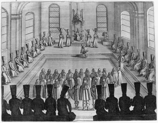 Le tsar Alexis Ier Mikhaïlovitch (1629-76) reçoit une ambassade de l