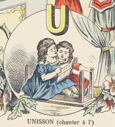 U: unisson (chant à l