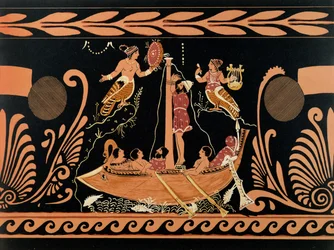 Ulysse et les Sirènes, illustration d