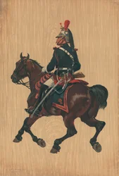 Soldat non identifié à cheval