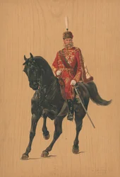 Soldat non identifié à cheval