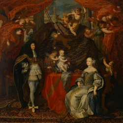 Victor-Amédée II (1666-1732) Duc de Savoie avec sa femme Anne d