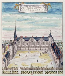 Vue du Château de Plessis-les-Tours en Touraine, 1699