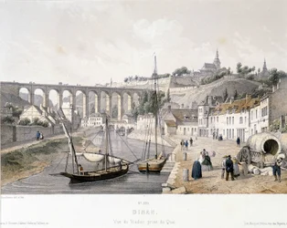 Vue du viaduc de Dinan (Côtes-d