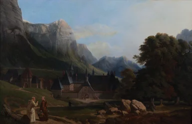 Vue du couvent de la Grande Chartreuse