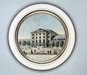 Vue du Jeu de Paume par Monseigneur le Comte d