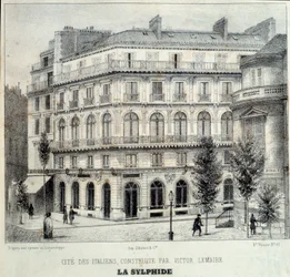 Vue de la Maison Dorée (ou Maison d