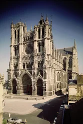 Vue de la façade ouest, vers 1220-70