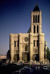 Vue de la façade ouest, commencée vers 1135