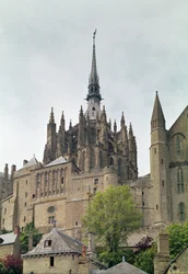 Vue du chevet de l