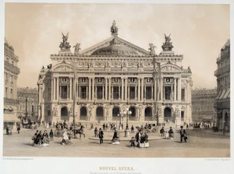 Vue de la façade de l