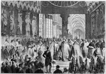 Visite de Napoléon III (1808-1873) et de l