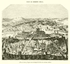 Vue de Paris, d