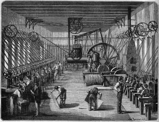 Guerre de 1870 : Usine de fabrication de capsules explosives. Bayonne, Pyrénées-Atlantiques (64)