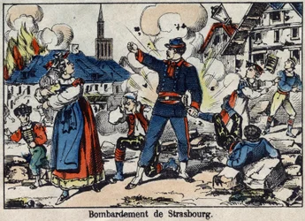 Guerre de 1870 entre la France et la Prusse : Siège et bombardement de Strasbourg
