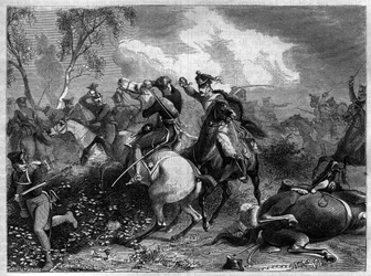 Guerre de la Quatrième Coalition 1806-1807 - Le prince Louis Ferdinand de Prusse mortellement blessé lors d