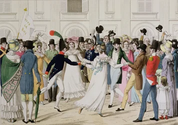 Nous avons notre Père de Gand, célébration aux Tuileries du retour de Louis XVIII en 1815 de Gand après 100 jours
