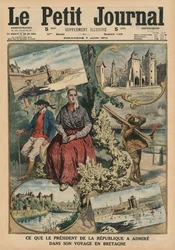 Ce que le Président de la République a admiré lors de son voyage en Bretagne, illustration de couverture de 