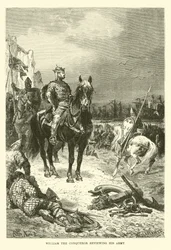 Guillaume le Conquérant passant en revue son armée