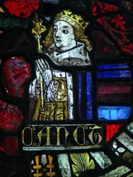 Fenêtre représentant le roi Canut