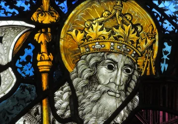 Vitrail représentant Saint Henri de Bamberg