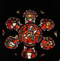 Fenêtre n3 représentant Saint Georges