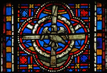 Fenêtre s2-C représentant le Saint-Esprit