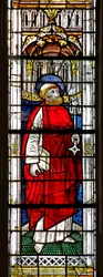 Fenêtre w0 représentant Saint Pierre