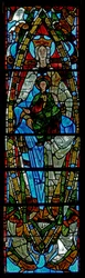 Fenêtre w0 représentant la Vierge et l