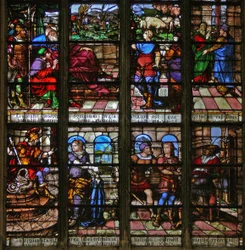 Joseph est accusé par Potiphar; il explique son rêve au Pharaon