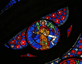 Fenêtre w115 représentant un ange