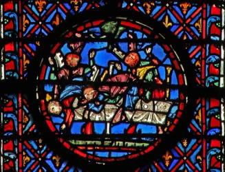 Satan causant le chaos à Job et sa famille