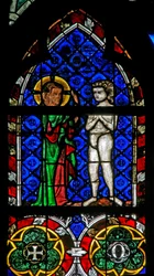 Fenêtre w17 représentant la Création d