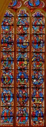 Vitrail w201 représentant Saint Maurice