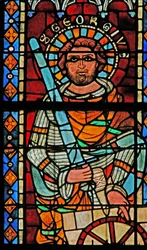 Fenêtre w203 représentant Saint Georges