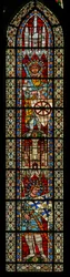 Fenêtre w203 représentant Saint Georges et Saint Innocent