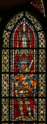 Fenêtre w203 représentant Saint Sébastien