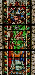 Fenêtre w207 représentant Saint Ambroise